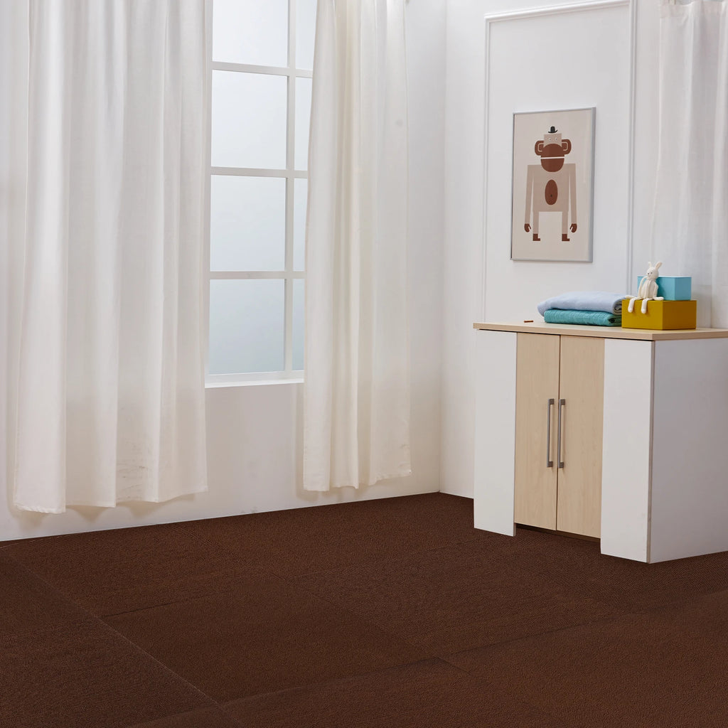15 PCs Home Carpet Tiles Peel and Stick Carpet Tile Wrinkle Resistance for Living Rooms/Bedrooms/Attics/Balconies/Studies