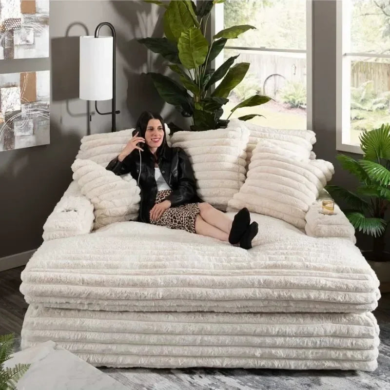 Unique Modern White Lounge Sofa