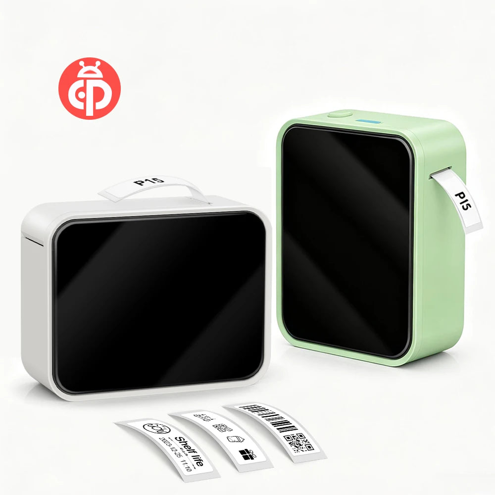 Pristar P15 Label Printer Portable Inkless Bluetooth Mini Label Machine Similar to D30 Labeller D11 D101 D110 Thermal Printer