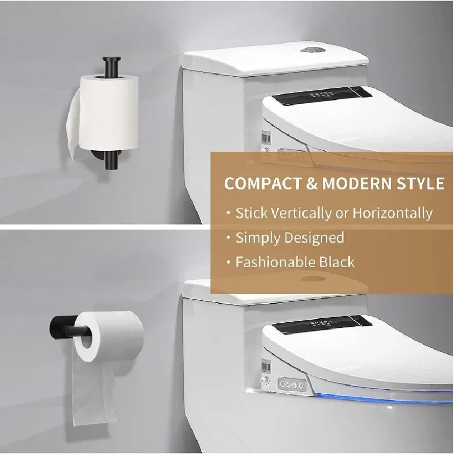 Kitchen Paper Towel Holder Adhesive Toilet Paper Holder Tissue Hanger Wall Stand Napkin Rack Bathroom Accessories Organizers