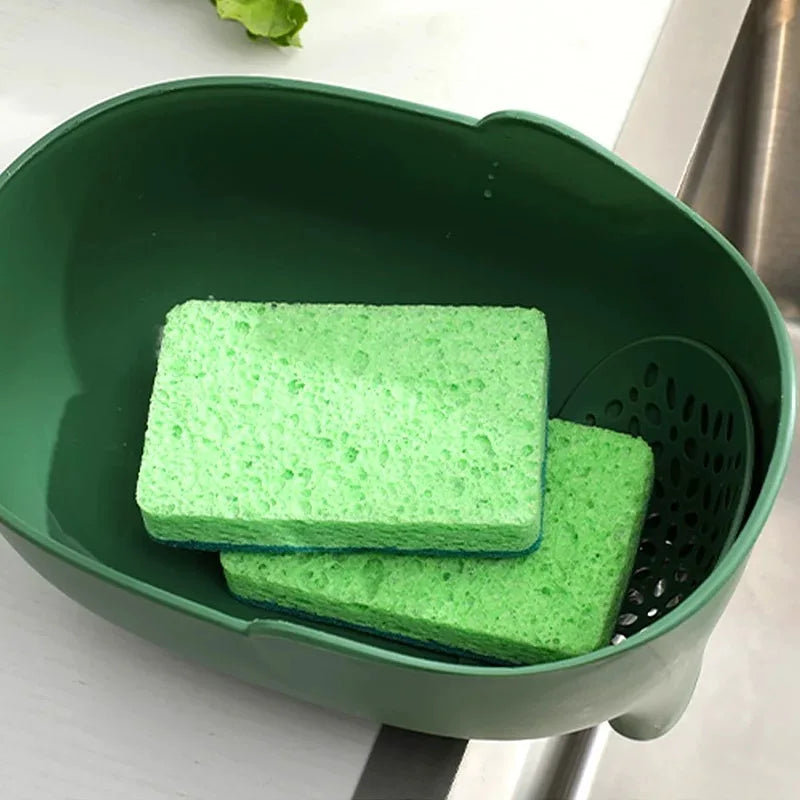 Elephant Drain Basket Multifunctional Kitchen Sink Drain Basket Home Kitchen Living Room Vegetable and Fruit Washing Basket
