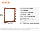 VEVOE Gun Rack Wood Gun Rack Wall Mount Gun Display Rack holds 4/5 Rifles Shotguns 132 lbs Heavy Duty Rifle Rack w/ Soft Padding