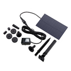 5W 5V Solar Panel Fountain Garden Decoration with Stake Solar Panel Pump Watering System Energy Saving 180L/h Kits for Fish Tank