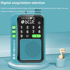 Portable Mini FM Radio for TF Card U Disk Music MP3 Player Support HD Rcording Reception Radios 5W Wireless Bluetooth Speaker