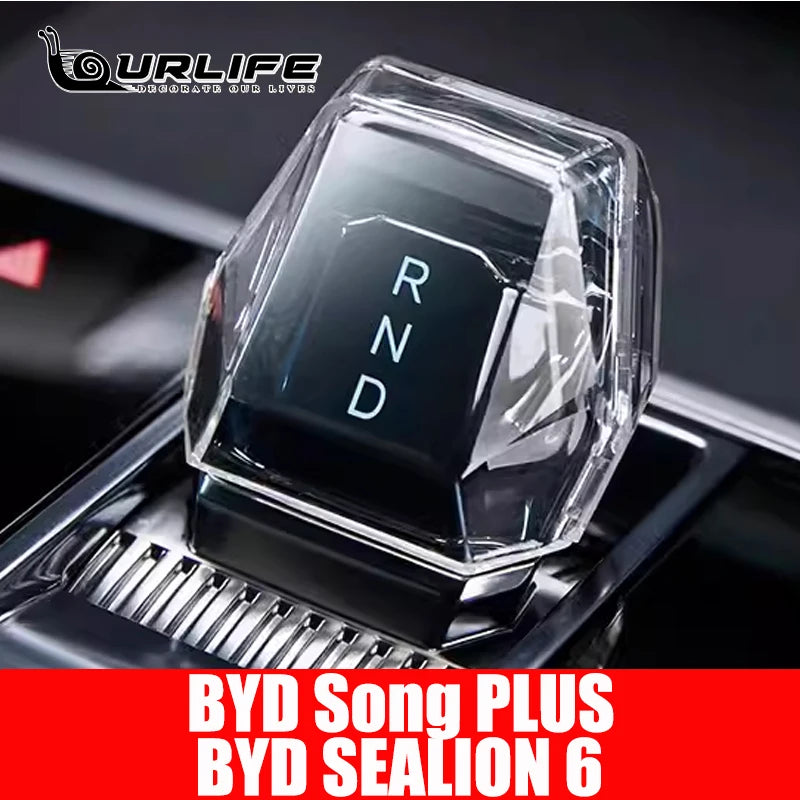 For BYD Seal U Sealion 6 Song Plus 2024 Accessories Car gear shift cover shift lever cover protection shift handle Accessories