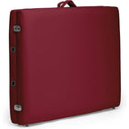 Professional Portable Folding Massage Table with Carrying Case - Burgundy