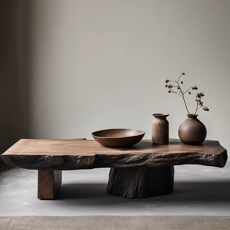 Aesthetic Wood Coffee Table Antique Designer Modern Living Room Decoration Coffee Table Unique Service Meubles Home Furniture