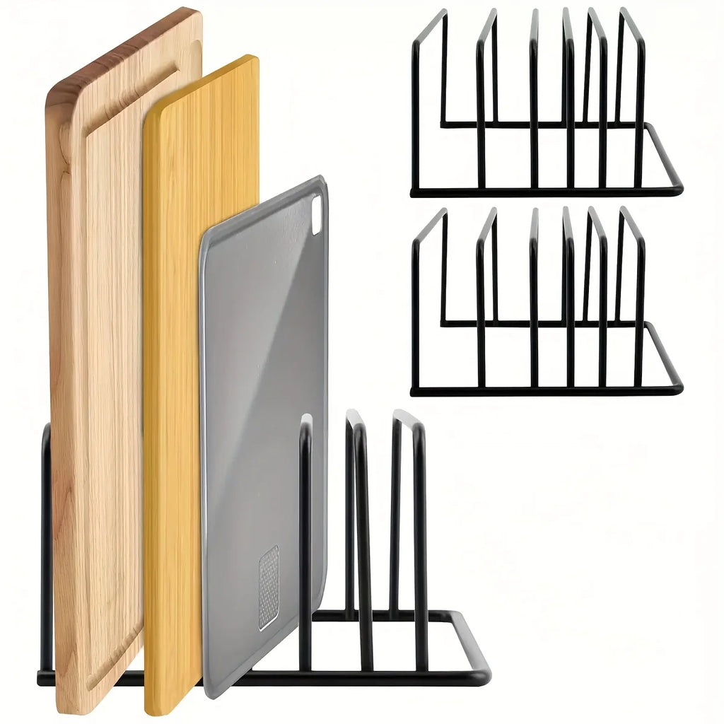 Kitchen Rack for Cutting Boards and Baking Pans - Multifunctional Storage Rack, Perfect for Cabinets