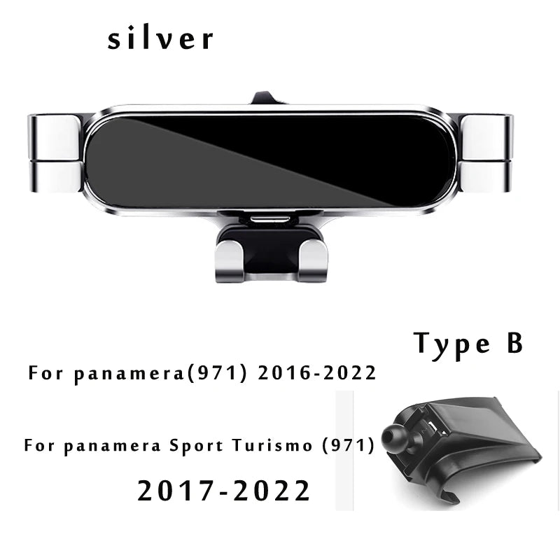Car Phone Mount Holder For Porsche 718 Boxster Spyder 982 Panamera 971 Macan 95b Cayenne 92A Coupe 9YB Interior Accessories