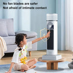 Bladeless Desktop Tower Fan Cooling Air Conditioner Standing Fan 6 Win