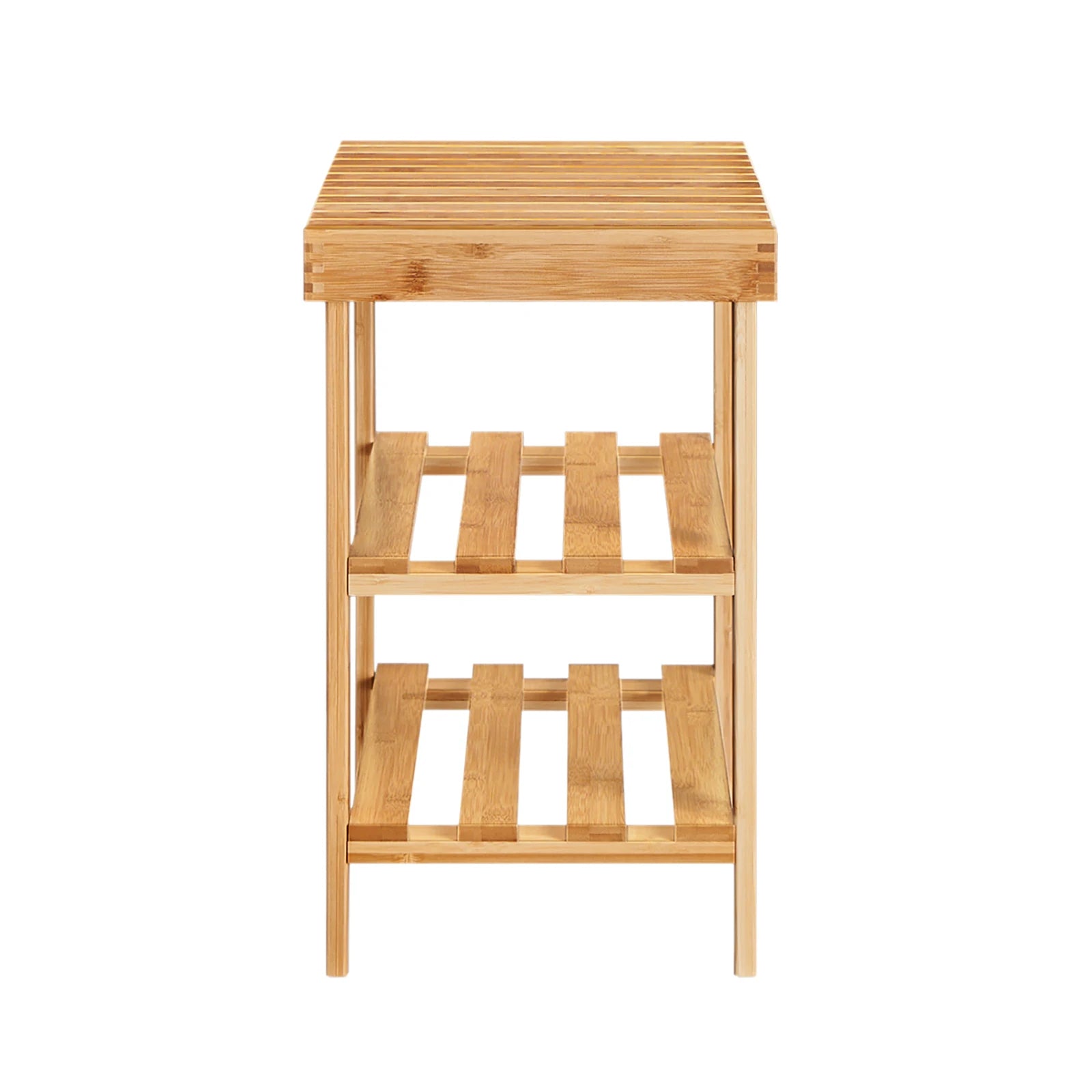 SoBuy FSR02-K shoe rack Bench Shoe Bench made of high quality bamboo with 2 years warranty B50cm