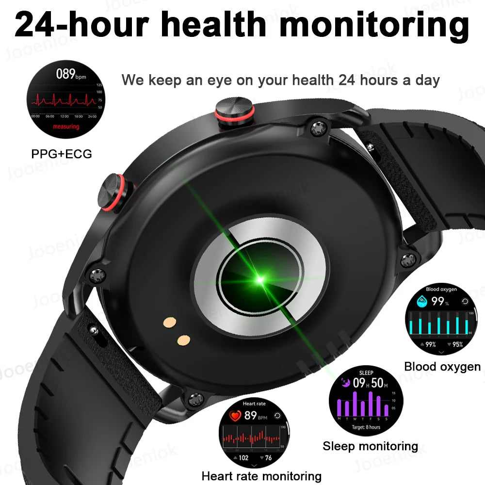 2026 New Classic Smart Watch Men Women ECG+PPG HD Screen Bluetooth Call GPS Tracker Heart Rate IP68 Waterproof Sports Smartwatch