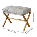 Velvet Footstool Velvet Footstool Ottoman Small Footrests Foot Stool Leg Rest High Padded Stool Seat For Bedroom Living Room