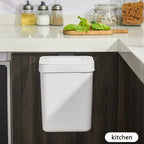 Kitchen Waste Bin Small Kitchen Compost Bin 3L Kitchen Waste Bin Household Countertop Container with Lid for Rubbish Composter