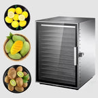 DIVEDEER 800W 12 Tier Food Dehydrator Commercial Stainless Steel Fruit Dryer Vegetable Fruit Meat Dryer