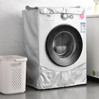 Waterproof Washing Machine Cover Home Polyester Roller  Laundry Silver Coating Dustproof Case Cover