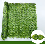 Artificial Leaf Privacy Fence Screen  Fake Hedge Panels Balcony Screen Ivy Leaves Fence Screen for Wall Garden Patio Decor