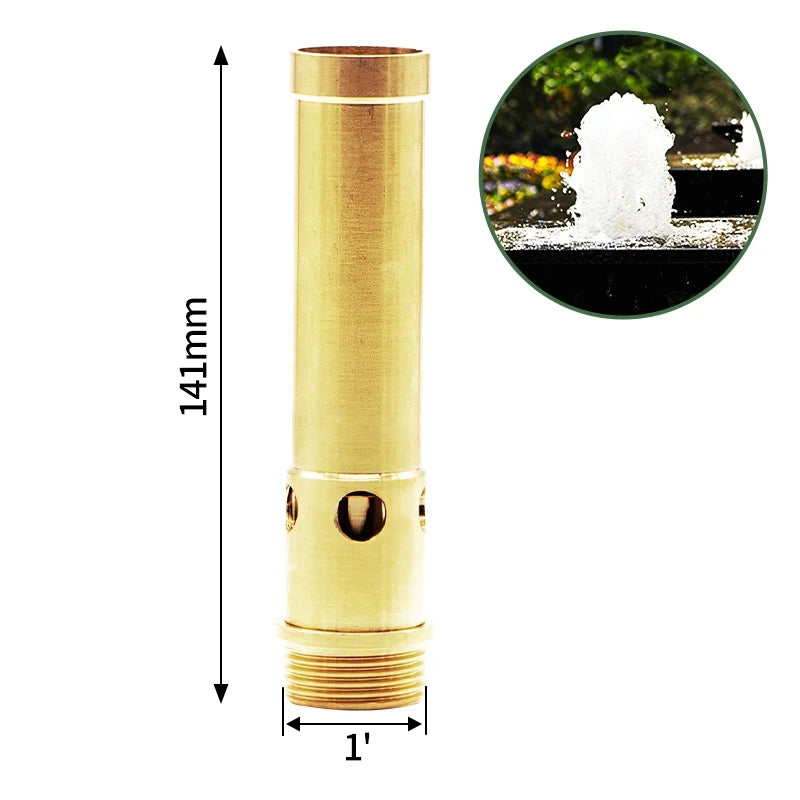 Pool Decorative Fountain Nozzle Water Fountain Stainless Steel Brass Sprinkler Fountain Nozzle Outdoor Decorative Water Fountain