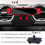 Car Phone Mount Holder For Porsche 718 Boxster Spyder 982 Panamera 971 Macan 95b Cayenne 92A Coupe 9YB Interior Accessories