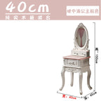 Indoor furniture Dresser Small 40/45/50/60cm Home Girls Bedroom Mini Narrow European Princess Powder Makeup Table