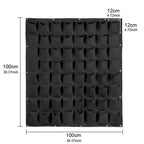 49 Pockets Hanging Planter Bags, Hanging Vertical Wall Mounted Plant Planting Grow Bags, Herb Garden Planter Outdoor Indoor Grow