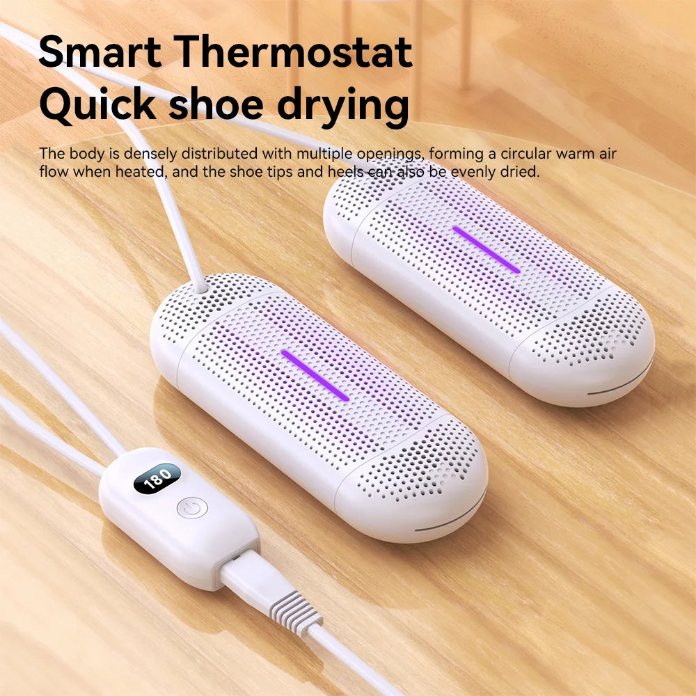 Shoe Dryer Household Multi-Functional Dehumidification UV Dryer Deodorization Rapid Drying, Foot Warming Suitable Portable Dryer