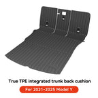 YZ TPE Car Floor Mats for Tesla Model Y Juniper 2025 Luggage Mat Set Four Seasons Waterproof Anti-slip Trunk Mat
