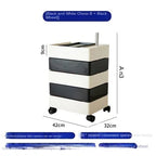 360 Rotating Storage Cabinet Movable Bedside Cabinet Ins Minimalist Nordic Internet Celebrity Cosmetics Multilayer File