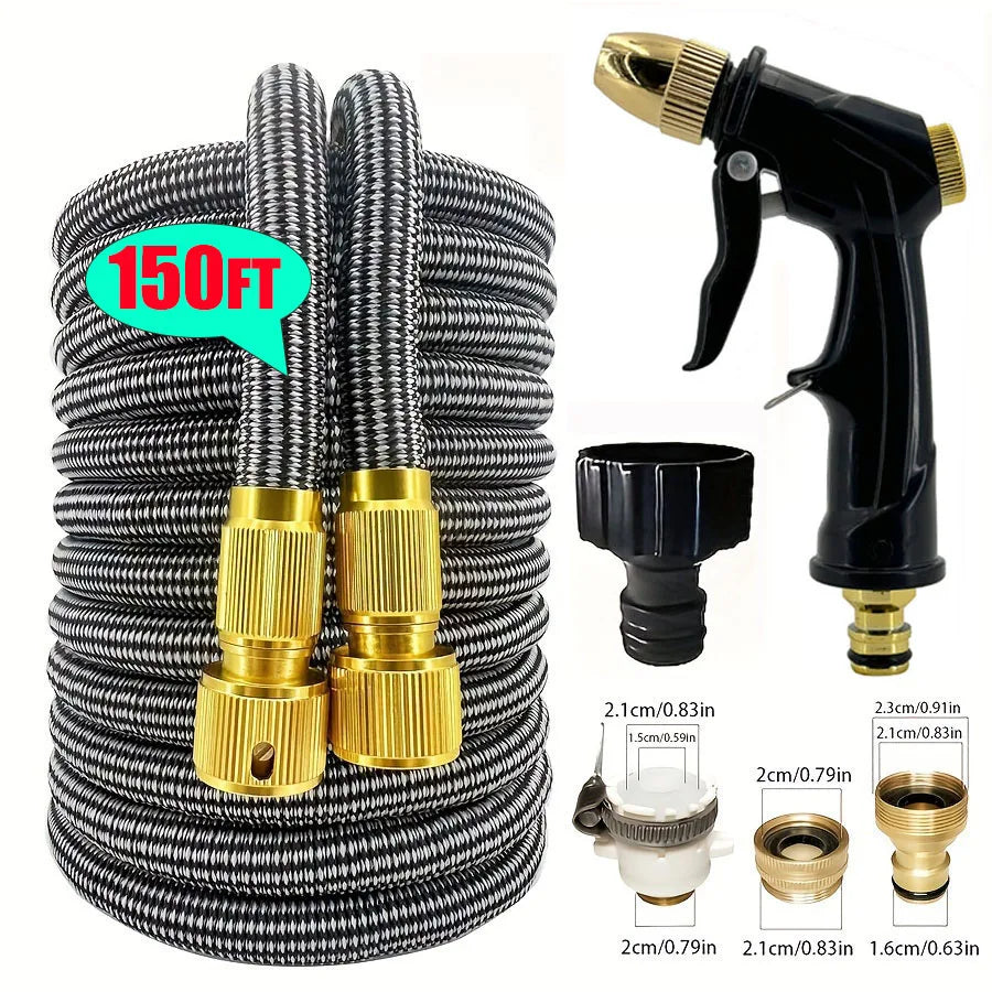 High Quality Flexible Expandable Garden Hose High Pressure Nozzle Spraye Washer Gun Car Wash Hose Expandable Garden Water Hose
