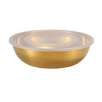 Multi-Purpose Mixing Bowl with Lid, Kitchen Tools & Accessories, Durable Kitchen Items for Hot Pot, Fruit Vegetable Cleaning