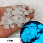 Luminous Stones Glow in The Dark Pebbles Glowing Stones Outdoor Walkways Home Garden Yard Decor Fish Tank Pebble Rocks