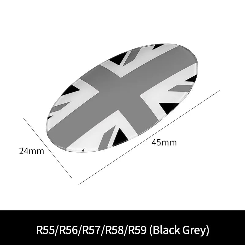 Car Styling Co-pilot Glove Box Switch Panel Button Decoration Sticker Trim For Mini Cooper R55 R56 R57 R58 R59 Auto Accessories