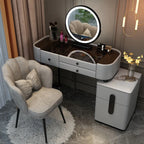 White Bedroom Vanity Table Makeup Mirror Chair Modern Organizer Dressing Table Cosmetics Cheap Penteadeira Trendy Furniture
