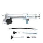 Split Type Grease Gun Head Electric Drill to Grease Gun Adapter Attachment Kit 600CC Capacity 12000PSI Grease Gun Attachment