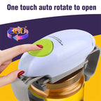 Household Automatic Jar Opener Electric Bottle Opener Electric Binaural Can Opener One-button Automatic Bottle Cap Opening