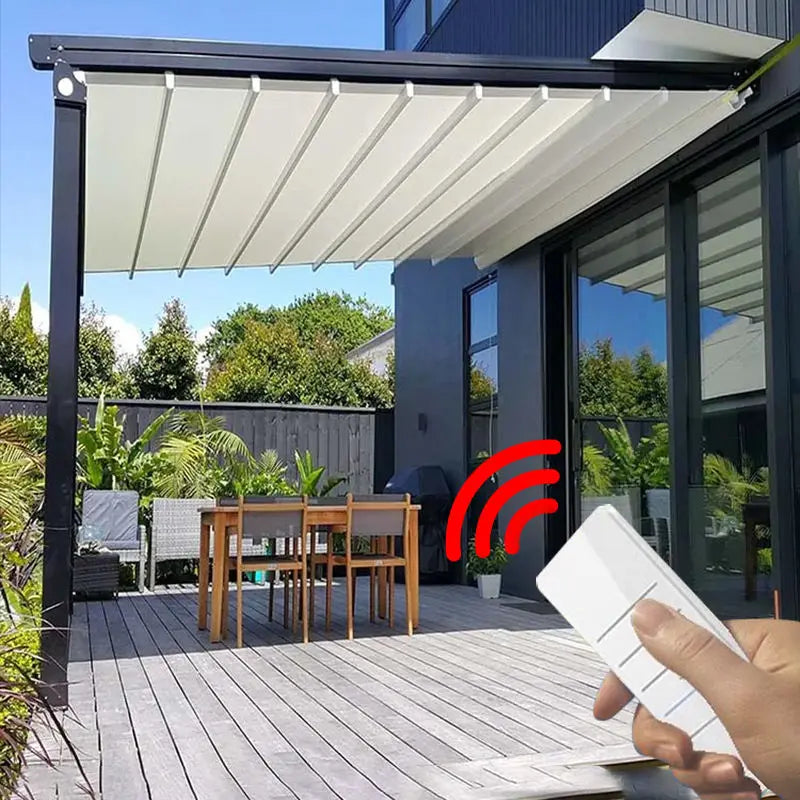 Gazebo Outdoors Aluminium Folding Tent Winter Tent Camping Tent Marquise Retractable Canopy Marquise Retractable Pergola Carport