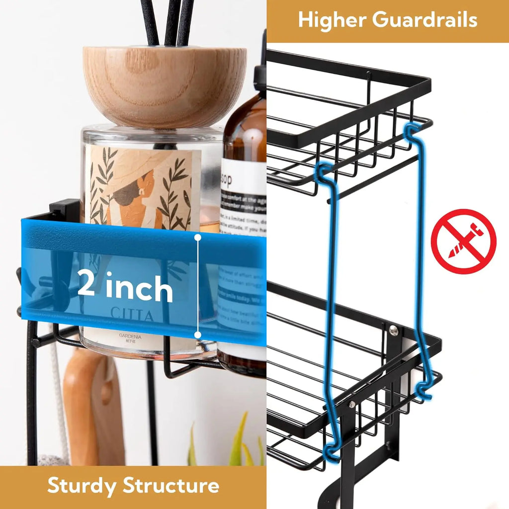 3-Tier Over The Toilet Rack for Bathroom,Over The Toilet Storage,  Over Toilet Storage Shelf, Bathroom Shelves Over Toilet