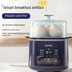 220V Multi-functional Egg Boiler and Steamer Egg Cooker for Breakfast with Automatic Power-off for Home Kitchen
