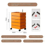 360 Rotating Storage Cabinet Movable Bedside Cabinet Ins Minimalist Nordic Internet Celebrity Cosmetics Multilayer File