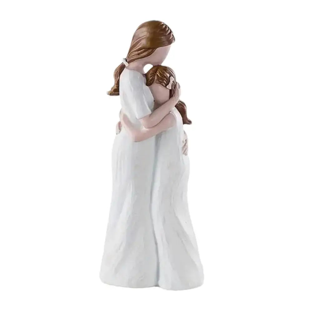 Standing Mother Hugging Daughter Statue Meaningful Family Moments Desktop Ornaments Memorial Gifts Daughter Gift from Mom