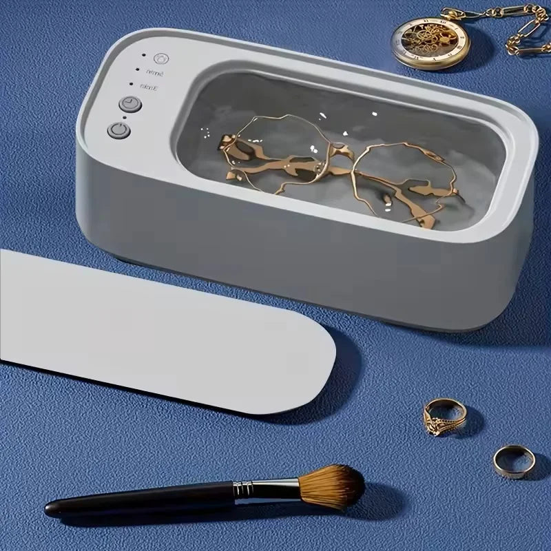 Xiaomi MIJIA Ultrasonic Cleaning Machine High Frequency Vibration USB Charging Battery 360°Jewelry Glasses Watch Ring Cleaner