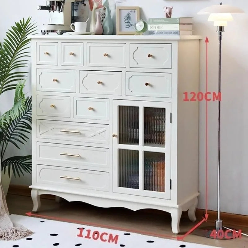 Luxury Dust Proof Living Room Cabinets Craft Organizer Kitchen Storage Cabinet House American Muebles Hogar Home Accessories