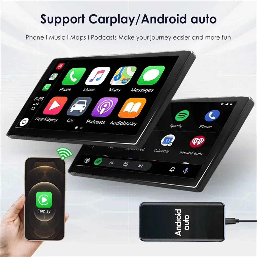 For Nissan Tiida Versa 2004 2005 - 2013 for Tesla Style 9.7" Android 15 Car Android auto Wireless Carplay Radio GPS Navi NO DVD