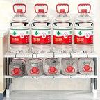 Adjustable Under Sink Storage Rack,Expandable Kitchen & Bathroom Cabinet Organizer, Durable Space-Saving Multi-Layer Pot Holder