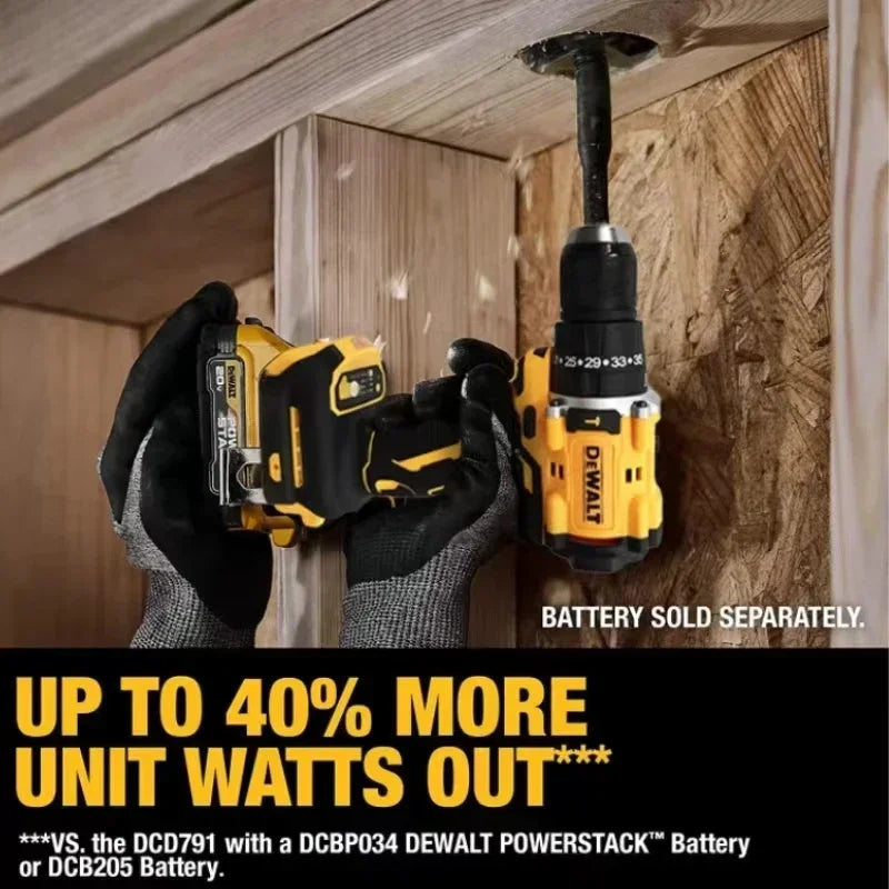 "2025 New!" DEWALT DCD805 20V High - Performance Brushless Cordless Impact Drill & Screwdriver - Ideal for Pros & DIYers