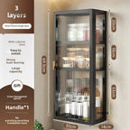 Japanese Acrylic Bathroom Cabinet Wall-mounted Mirror Box Transparent Bathroom Cabinets with Storage Rack Bathroom Furniture