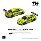 Trence Hobby 1:64 Porsche 911 GT3 R DTM 2024 Openable Hood Diecast Diorama Car Model Toys TH