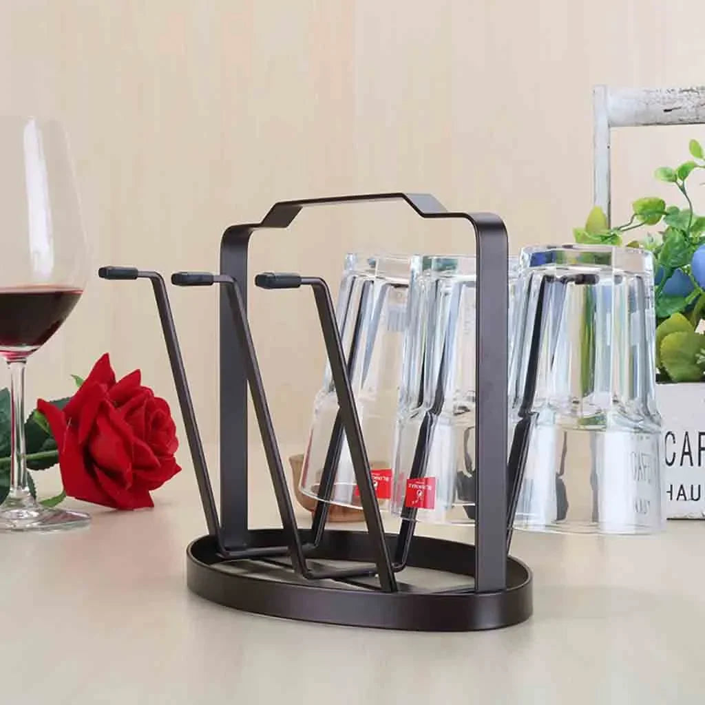 Kitchen and Bathroom Organizer - Mug Tree, Dishes Dry Rack, Coffee Cup Hanger, Storage Stand