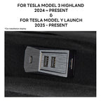 Glovebox USB Hub For Tesla Model Y Juniper 2025 Launch Model 3 Highland 2024 Type-C Port Digital Splitter Docking Station