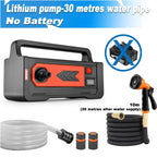 Wireless Water Pump Durable Agricultural Irrigation Car Wash Sprayer Garden Supplies for Makita 18V Battery(no battery)